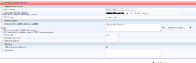 VDEF for traffic out: traffic_out,95,PERCENT